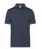 Homme Polo de travail homme - STRONG - Carbone/noir 10446