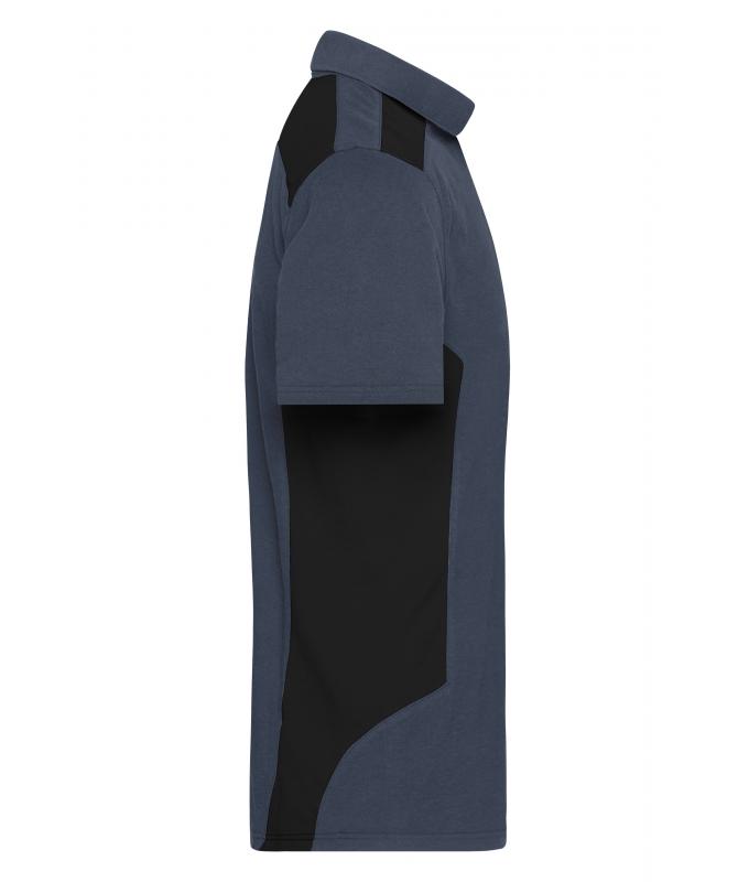 Homme Polo de travail homme - STRONG - OCS Blended & RCS Carbone/noir 10446