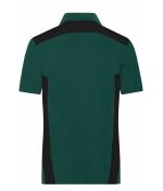 Homme Polo de travail homme - STRONG - OCS Blended & RCS Vert-foncé/noir 10446