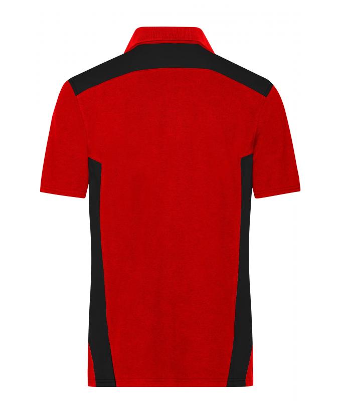 Homme Polo de travail homme - STRONG - OCS Blended & RCS Rouge/noir 10446