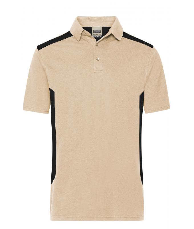 Homme Polo de travail homme - STRONG - OCS Blended & RCS Pierre/noir 10446