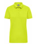 Femme Polo de travail néon femme Jaune-fluo 10448