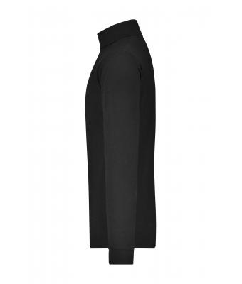 Unisex Rollneck Shirt Black 7332