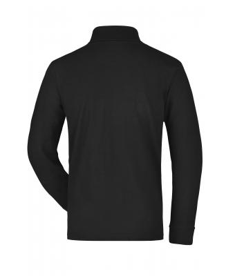 Unisexe T-shirt col roulé Noir 7332