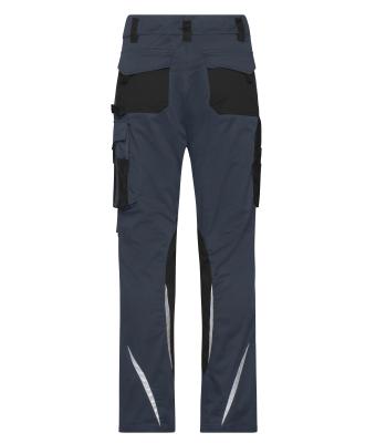 Unisexe Pantalons de travail slim line - STRONG -   GRS Carbone/noir 10430