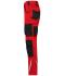 Unisexe Pantalons de travail slim line - STRONG -   GRS Rouge/noir 10430