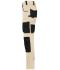 Unisexe Pantalons de travail slim line - STRONG - Pierre/noir 10430