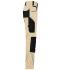 Unisexe Pantalons de travail slim line - STRONG - Pierre/noir 10430