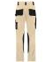 Unisexe Pantalons de travail slim line - STRONG - Pierre/noir 10430