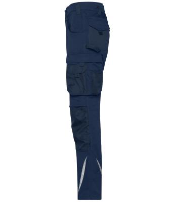 Unisex Workwear Pants Slim Line  - STRONG -   GRS & OCS Blended Navy/navy 10430