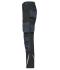 Unisex Workwear Pants Slim Line - STRONG -   GRS Zwart/carbon 10430