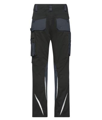 Unisex Workwear Pants Slim Line - STRONG -   GRS Zwart/carbon 10430