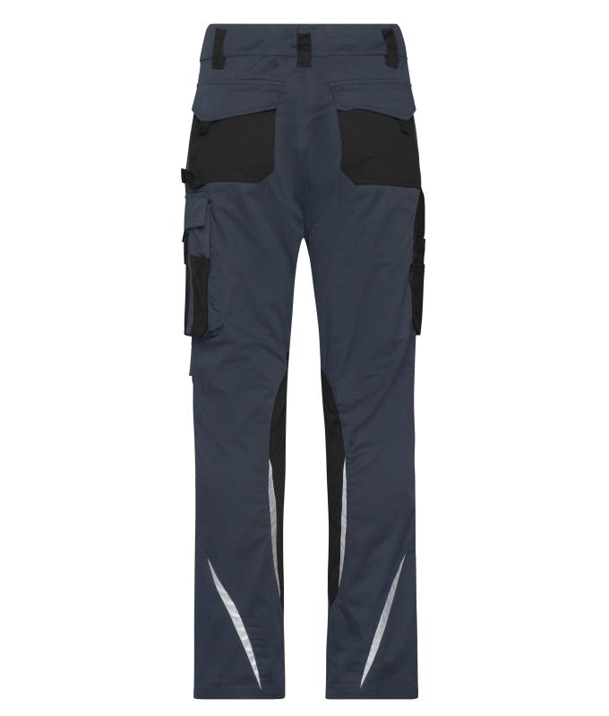 Unisex Workwear Pants Slim Line - STRONG - GRS & OCS Blended Carbon/black 10430