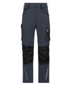 Unisex Workwear Pants Slim Line - STRONG - GRS & OCS Blended Carbon/zwart 10430