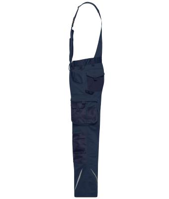 Unisexe Pantalon de travail avec bavette - STRONG -   GRS & OCS Blended Marine/marine 10437