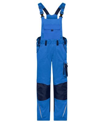 Unisexe Pantalon de travail avec bavette - STRONG -   GRS & OCS Blended Royal/marine 10437