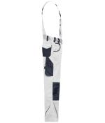 Unisexe Pantalon de travail avec bavette - STRONG - GRS & OCS Blended Blanc/carbone 10437