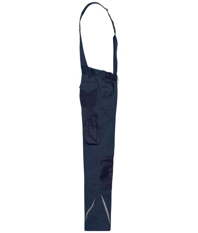 Unisexe Pantalon de travail avec bavette - STRONG - GRS & OCS Blended Marine/marine 10437
