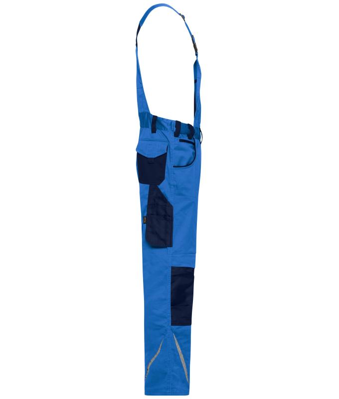 Unisexe Pantalon de travail avec bavette - STRONG - GRS & OCS Blended Royal/marine 10437