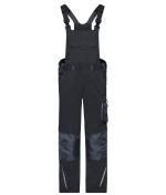 Unisexe Pantalon de travail avec bavette - STRONG - GRS & OCS Blended Noir/carbone 10437