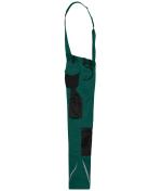 Unisexe Pantalon de travail avec bavette - STRONG - GRS & OCS Blended Vert-foncé/noir 10437