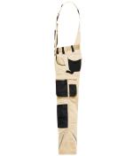 Unisexe Pantalon de travail avec bavette - STRONG - GRS & OCS Blended Pierre/noir 10437