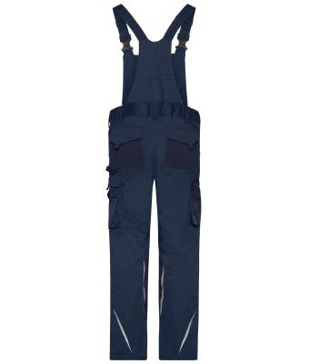 Unisex Workwear Pants with Bib - STRONG -   GRS & OCS Blended Navy/navy 10437
