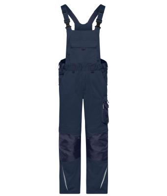Unisex Workwear Pants with Bib - STRONG -   GRS & OCS Blended Navy/navy 10437