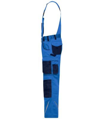 Unisex Workwear Pants with Bib - STRONG -   GRS & OCS Blended Royal/navy 10437