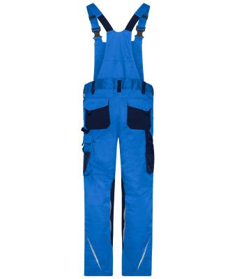 Unisex Workwear Pants with Bib - STRONG -   GRS & OCS Blended Royal/navy 10437