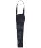 Unisex Workwear Pants with Bib - STRONG -   GRS & OCS Blended Black/carbon 10437