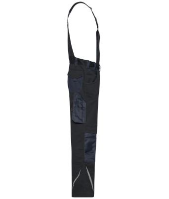 Unisex Workwear Pants with Bib - STRONG -   GRS & OCS Blended Black/carbon 10437