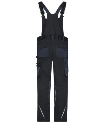 Unisex Workwear Pants with Bib - STRONG -   GRS & OCS Blended Black/carbon 10437