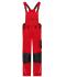 Unisex Workwear Pants with Bib - STRONG -   GRS & OCS Blended Red/black 10437