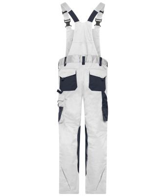 Unisex Workwear Pants with Bib - STRONG -   GRS & OCS Blended Wit/carbon 10437