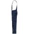 Unisex Workwear Pants with Bib - STRONG -   GRS Navy/navy 10437