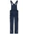 Unisex Workwear Pants with Bib - STRONG -   GRS Navy/navy 10437