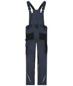 Unisex Workwear Pants with Bib - STRONG - GRS & OCS Blended Carbon/black 10437