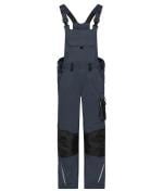 Unisex Workwear Pants with Bib - STRONG - GRS & OCS Blended Carbon/black 10437