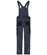Unisex Workwear Pants with Bib - STRONG - GRS & OCS Blended Carbon/zwart 10437