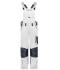 Unisex Workwear Pants with Bib - STRONG - White/carbon 10437