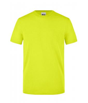 Men Men's Signal Workwear T-Shirt Neon-yellow 10452