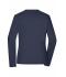 Dames Ladies' Workwear-Long-Sleeved-T   OCS Blended Navy 10525
