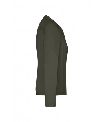Dames Ladies' Workwear-Long-Sleeved-T   OCS Blended Olijf 10525