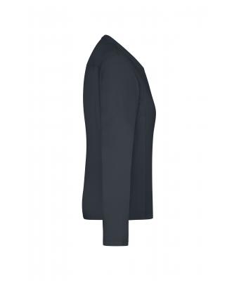 Damen Ladies' Workwear-Long-Sleeved-T   OCS Blended Carbon 10525