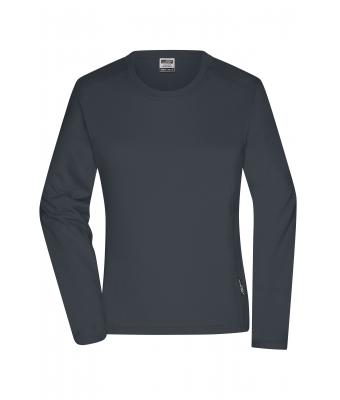 Damen Ladies' Workwear-Long-Sleeved-T   OCS Blended Carbon 10525