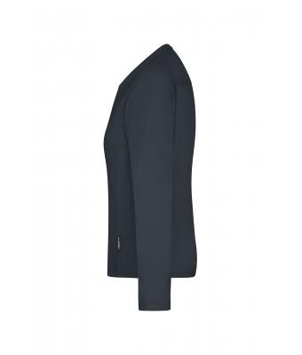 Dames Ladies' Workwear-Long-Sleeved-T   OCS Blended Carbon 10525