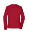 Damen Ladies' Workwear-Long-Sleeved-T   OCS Blended Red 10525