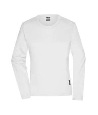 Dames Ladies' Workwear-Long-Sleeved-T   OCS Blended Wit 10525