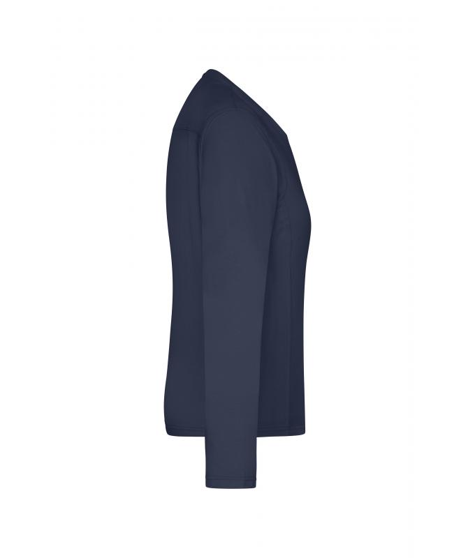 Damen Ladies' Workwear-Long-Sleeved-T OCS Blended Navy 10525